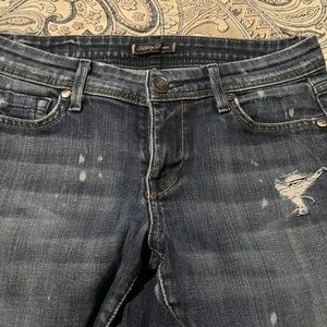 Finelity Size 26 Jeans Acid Wash and Ripped